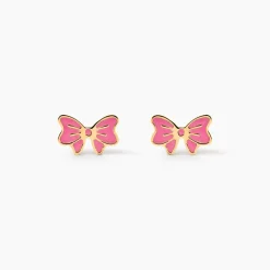 Boucles D'oreilles Puces Amelie Noeud Or Jaune-Histoire d'Or Clearance