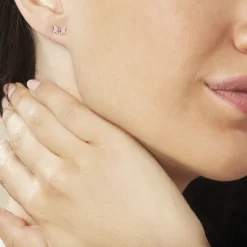 Boucles D'oreilles Puces Amelie Noeud Or Jaune-Histoire d'Or Clearance