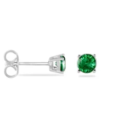 Histoire d'Or Boucles D'oreilles Puces Argent Blanc Dwight Oxydes De Zirconium