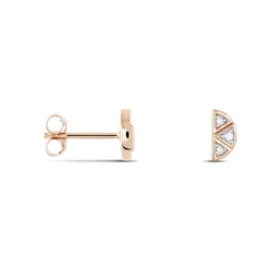 Histoire d'Or Boucles D'oreilles Puces Argent Rose Donella Oxyde De Zirconium