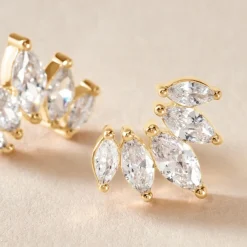 Boucles D'oreilles Puces Amazonia De Zirconium-Histoire d'Or Sale