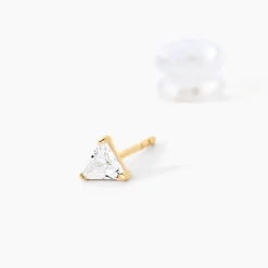 Histoire d'Or Boucles D'oreilles Puces Achilee Or Jaune Oxyde