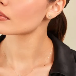 Boucles D'oreilles Puces Antun Or Jaune Diamant-Histoire d'Or Online