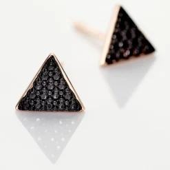 Boucles D'oreilles Puces Amellia Argent Rose Oxyde De Zirconium-Histoire d'Or Hot