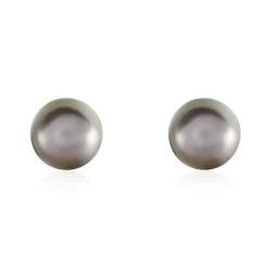 Boucles D'oreilles Puces Alper Or Jaune Perle De Culture De Tahiti-Histoire d'Or Best