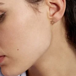 Histoire d'Or Boucles D'oreilles Puces Alphonsine Etoile De Mer