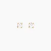 Boucles D'Oreilles Puces Aphrodite Or Jaune Diamant-Histoire d'Or