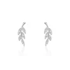 Histoire d'Or Boucles D'oreilles Puces Alma Argent Blanc Oxyde De Zirconium