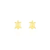 Histoire d'Or Boucles D'oreilles Puces Almahae Tortue Or Jaune
