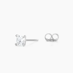 Histoire d'Or Boucles D'oreilles Puces Alys Argent Blanc Oxyde De Zirconium