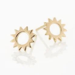 Histoire d'Or Boucles D'oreilles Puces Adelinda Plaqué Or Jaune