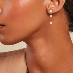 Boucles D'oreilles Puces Akilina Or Jaune Oxyde De Zirconium-Histoire d'Or