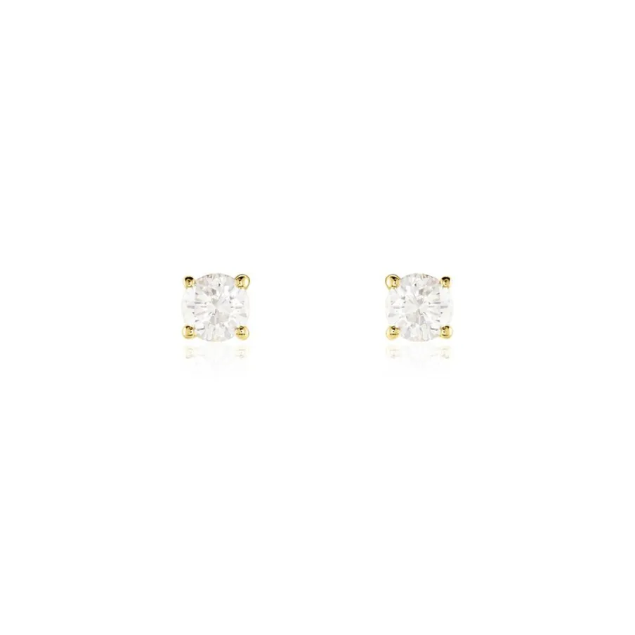 Histoire d'Or Boucles D'oreilles Puces Aphrodite