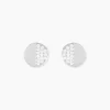 Boucles D'oreilles Puces Argent Blanc Viviano Oxydes De Zirconium-Histoire d'Or Hot