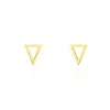 Boucles D'oreilles Puces Anne-berengere Triangle Or Jaune-Histoire d'Or Online