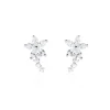 Histoire d'Or Boucles D'oreilles Puces Argent Blanc Florencio Oxydes De Zirconium