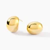 Boucles D'oreilles Puces Adoree Acier Jaune-Histoire d'Or Best