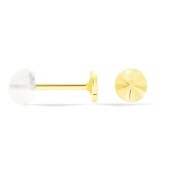 Boucles D'oreilles Puces Berangere Cercle Or Jaune-Histoire d'Or Hot