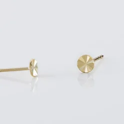 Boucles D'oreilles Puces Berangere Cercle Or Jaune-Histoire d'Or Hot