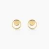 Histoire d'Or Boucles D'oreilles Puces Berangere Cercle 4 Or Jaune