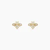 Boucles D'oreilles Puces Bettye Or Jaune Oxyde De Zirconium-Histoire d'Or