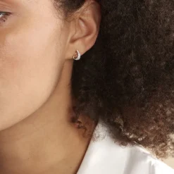 Histoire d'Or Boucles D'oreilles Puces Boucle D'or Or Jaune Oxyde De Zirconium