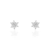 Histoire d'Or Boucles D'oreilles Puces Cyriac Argent Blanc Oxyde De Zirconium