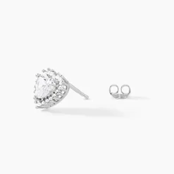 Histoire d'Or Boucles D'oreilles Puces Calvi De Zirconium