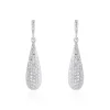 Boucles D'oreilles Puces Celine Or Blanc Diamant-Histoire d'Or