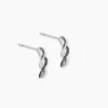 Boucles D'oreilles Puces Callune Or Blanc Diamant-Histoire d'Or
