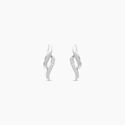 Boucles D'oreilles Puces Callum Or Blanc Diamant-Histoire d'Or Best