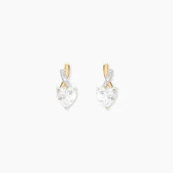 Histoire d'Or Boucles D'oreilles Puces Clothilde De Zirconium