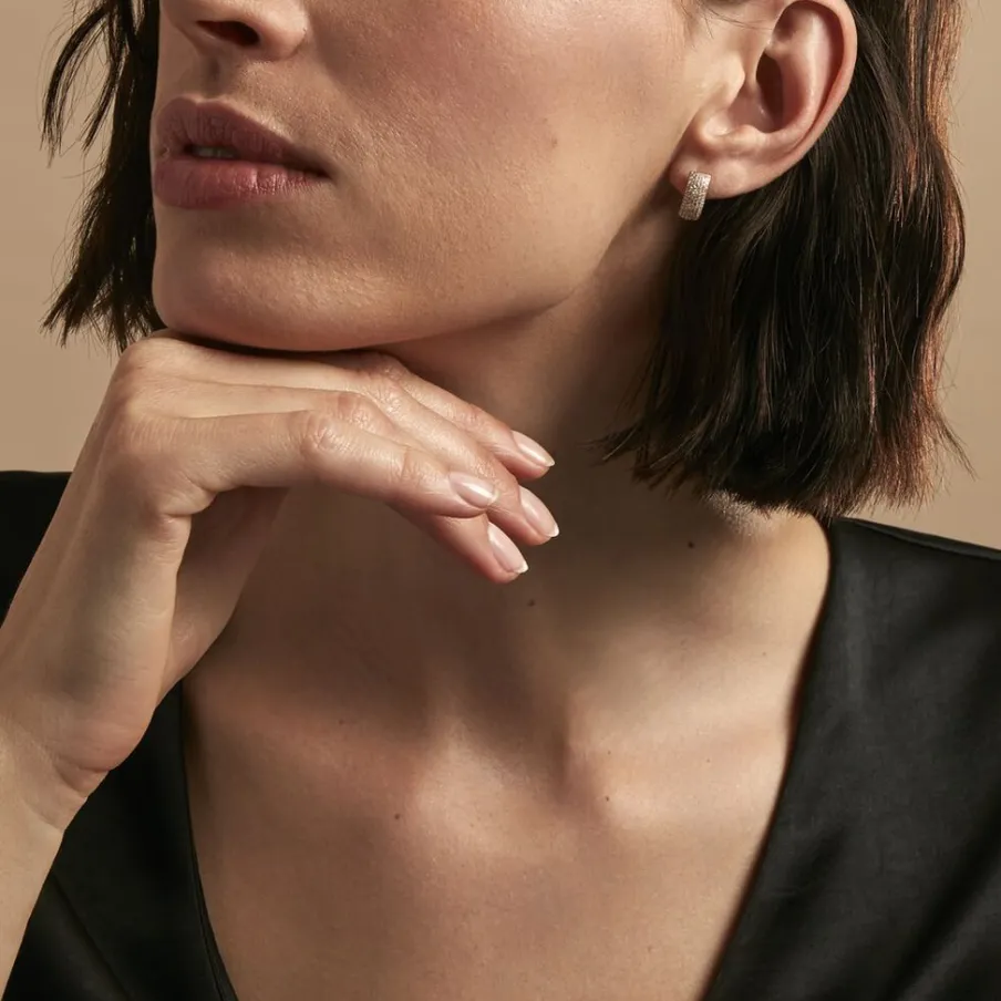 Histoire d'Or Boucles D'oreilles Puces Charlotte