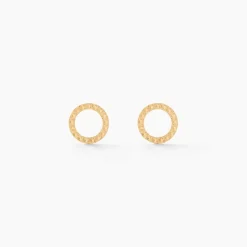 Histoire d'Or Boucles D'oreilles Puces Cesar Or Jaune