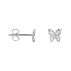 Histoire d'Or Boucles D'oreilles Puces Cadfan Argent Blanc Oxyde