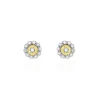 Boucles D'oreilles Puces Charletta Or Jaune Diamant-Histoire d'Or Discount
