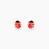 Histoire d'Or Boucles D'oreilles Puces Coccinella Or Jaune Oxyde De Zirconium