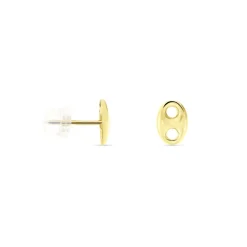 Histoire d'Or Boucles D'oreilles Puces Cara Or Jaune