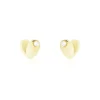 Histoire d'Or Boucles D'oreilles Puces Daria Coeur Plein Or Jaune Oxyde De Zirconium