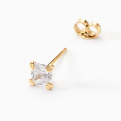 Histoire d'Or Boucles D'oreilles Puces Doreen Or Jaune Oxyde De Zirconium