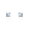 Boucles D'oreilles Puces Doreen Carre Or Blanc Oxyde De Zirconium-Histoire d'Or Outlet