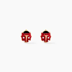 Boucles D'oreilles Puces Deena Or Jaune Oxyde De Zirconium-Histoire d'Or Online
