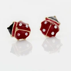 Boucles D'oreilles Puces Deena Or Jaune Oxyde De Zirconium-Histoire d'Or Online