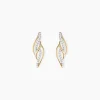 Histoire d'Or Boucles D'oreilles Puces Demelza Or Jaune Oxyde De Zirconium