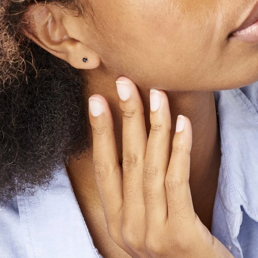 Histoire d'Or Boucles D'oreilles Puces Doreen Carre Or Jaune Oxyde De Zirconium