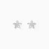 Histoire d'Or Boucles D'oreilles Puces Darline Argent Blanc Oxyde De Zirconium