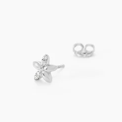 Histoire d'Or Boucles D'oreilles Puces Darline Argent Blanc Oxyde De Zirconium