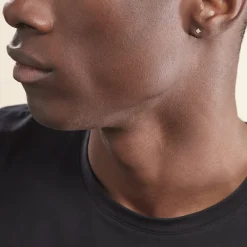 Boucles D'oreilles Puces Doreen Carre Or Jaune Oxyde De Zirconium-Histoire d'Or New