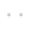 Boucles D'oreilles Puces daria Serti Griffe 2 Or Jaune Oxyde-Histoire d'Or Online
