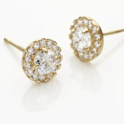 Histoire d'Or Boucles D'oreilles Puces Edmee Or Jaune Oxyde De Zirconium